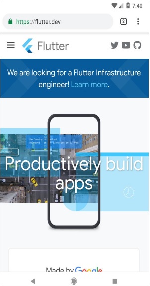 flutter productively build apps
