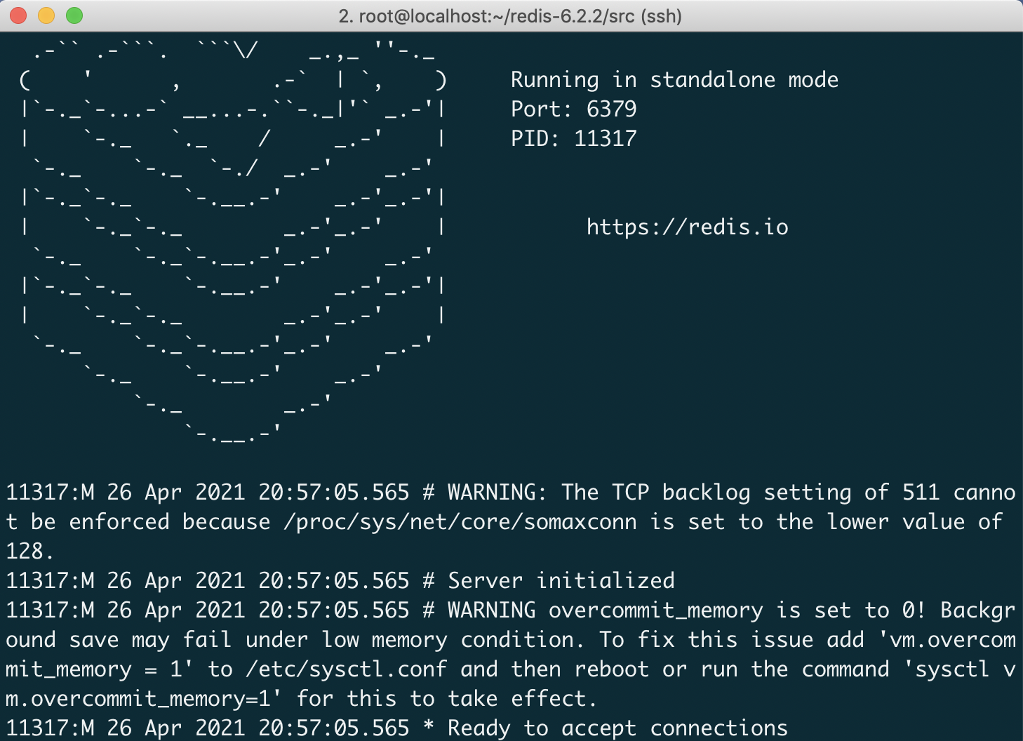 Linux开启Redis服务.png