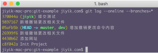 Git log 查看所有分支历史提交