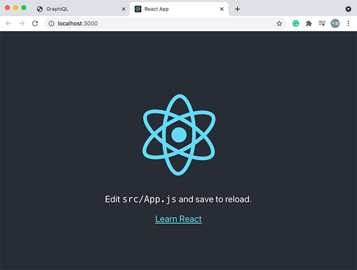 React 应用程序首页