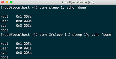 Bash 多线程编程time下的sleep命令