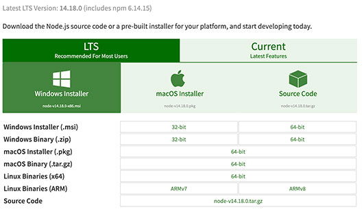 NodeJs 安装