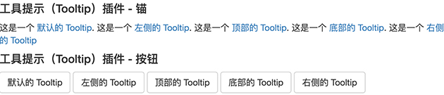 Bootstrap3 工具提示（Tooltip）插件