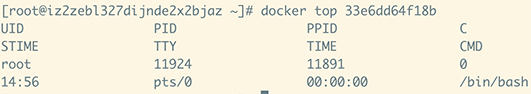 docker top 命令