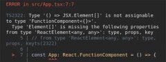 React 错误 Type '() => JSX.Element[]' is not assignable to type FunctionComponent