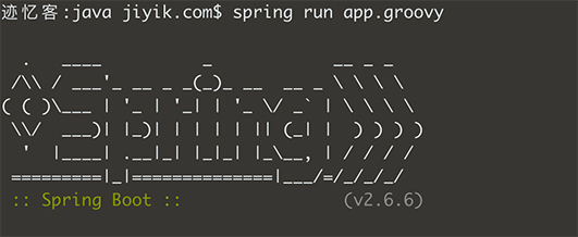 Spring Boot CLI 运行groovy