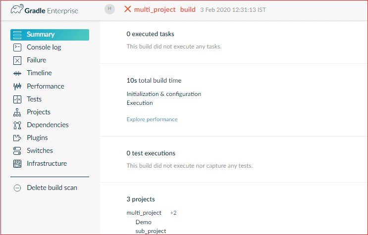 gradle 构建扫描5