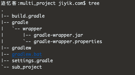 gradle 多项目构建目录结构