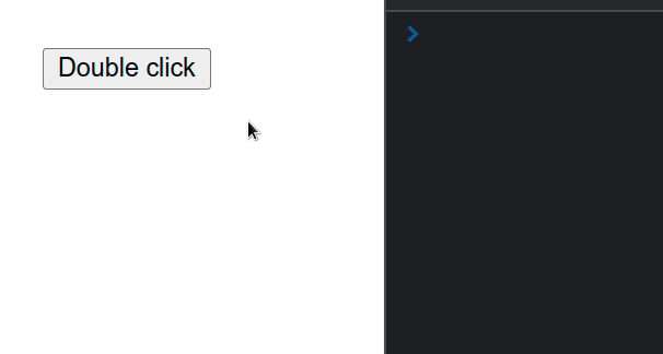 handle double click only