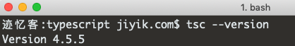typescript 版本