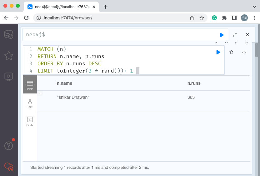 neo4j 带表达式的 LIMIT 子句