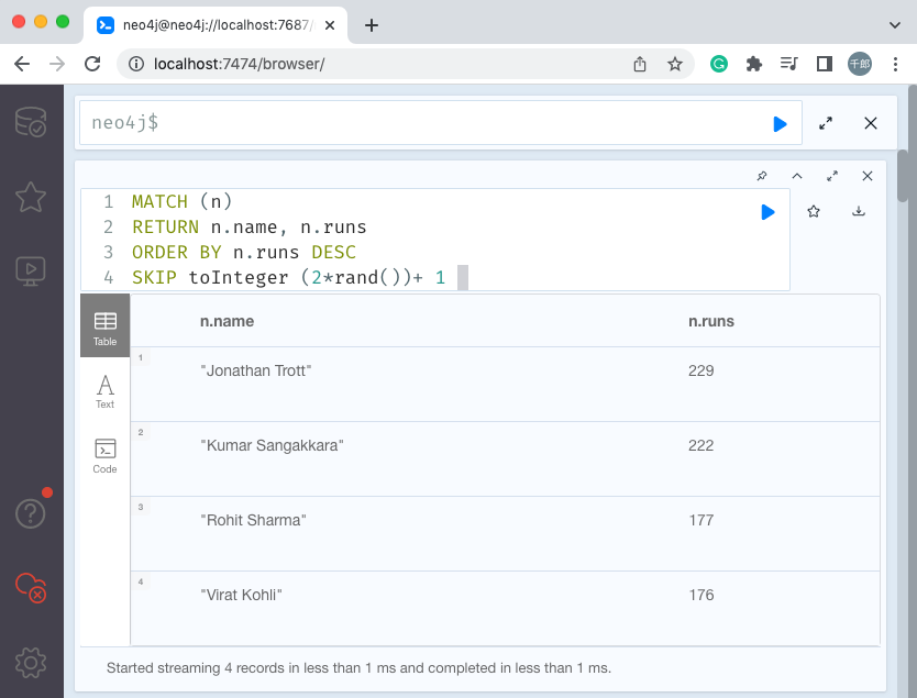 neo4j 带有表达式的SKIP