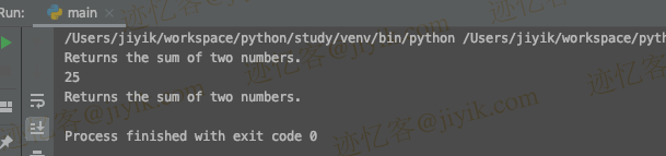Python 中打印函数的文档字符串