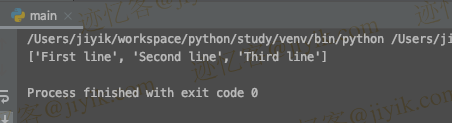 Python splitlines 方法将字符串拆分为换行符