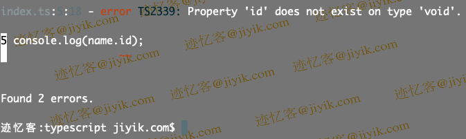 TypeScript 中 Property does not exist on type String