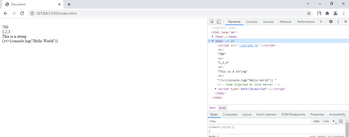 在 javascript hashmap 中打印元素