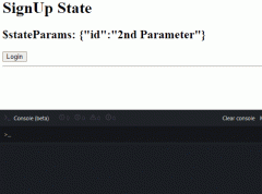 Angular stateParams