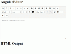 Angular 中的富文本编辑器