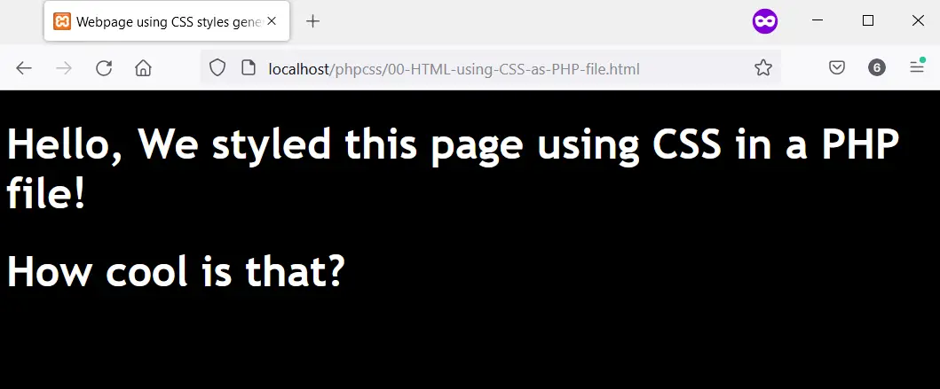 在 PHP 中使用 CSS 设置网页样式