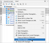 IntelliJ IDEA 中的 Git Stash 与 Shelve