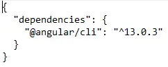 来自 packagejson 文件的 Angular 版本