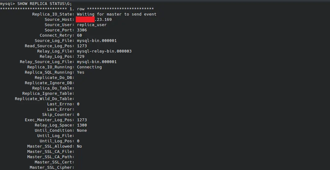 mysql db synchronization