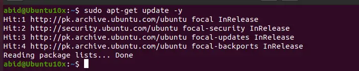 yum update command in linux