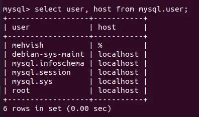 使用 ubuntu 连接远程 mysql 服务器的不同方法 - ubuntu 上的用户主机