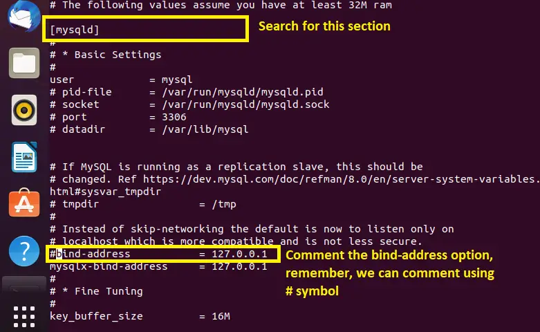 使用 ubuntu 连接远程 mysql 服务器的不同方法- ubuntu 上的注释绑定地址